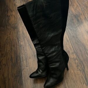 Jessica Simpson Black Over the Knee Boots Sleek Design